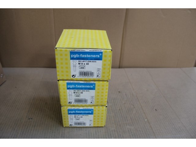 3 x pgbfast zeskanttapbout 8.8 din 933 m 8x30 zn/200 - afbeelding 2 van  3