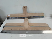 3 x plamuurlat 60 cm rvs - afbeelding 1 van  3