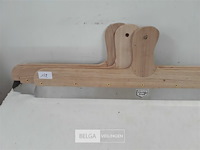 3 x plamuurlat 60 cm rvs - afbeelding 3 van  3