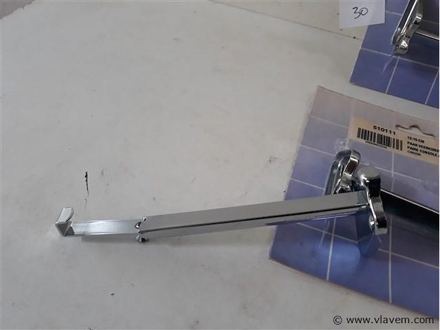 3 x plankdrager met veer 13-15 cm - afbeelding 2 van  2