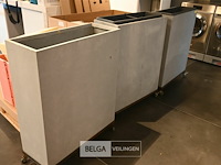 3 x polyester bloembak - afbeelding 2 van  2