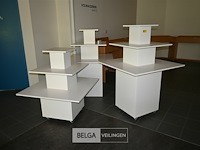 3 x presentatierek op wielen - afbeelding 1 van  7