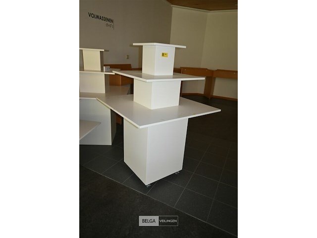 3 x presentatierek op wielen - afbeelding 2 van  7