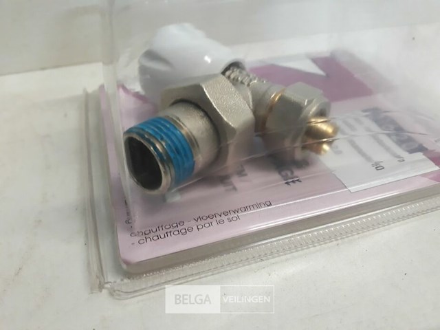 3 x radiatorkraan haaks 16 mm alpex - afbeelding 3 van  3