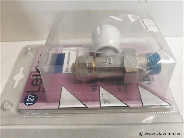 3 x radiatorkraan recht 16 mm alpex - afbeelding 2 van  2
