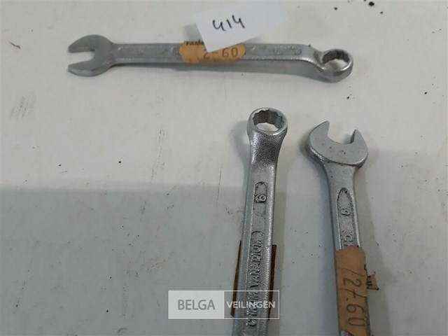 3 x ring-steeksleutel 6 - afbeelding 3 van  3