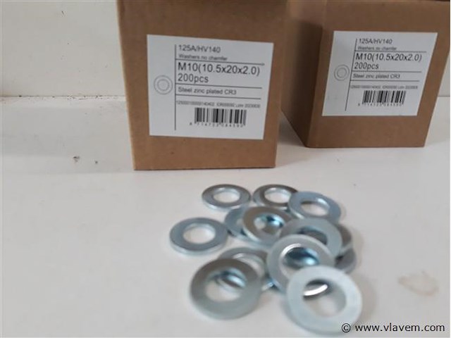 3 x rondellen verzinkt m 10 200 stuks - afbeelding 2 van  2