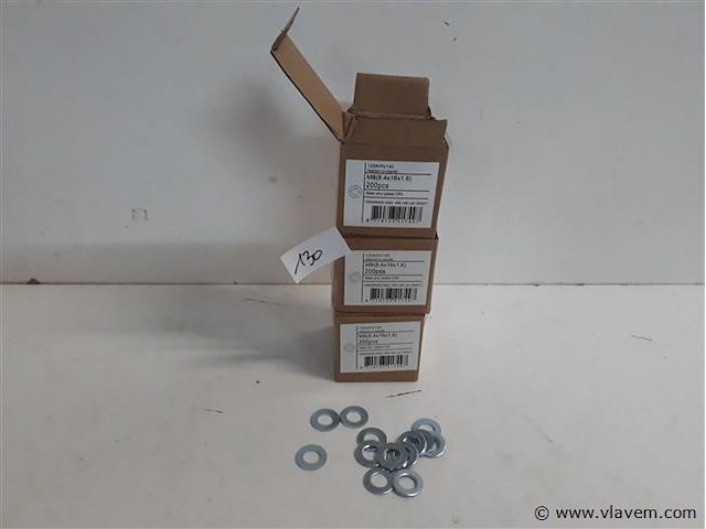 3 x rondellen verzinkt m 8 200 stuks - afbeelding 1 van  2