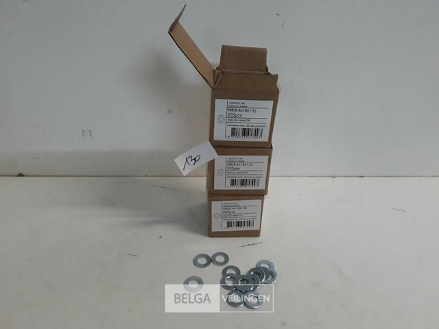 3 x rondellen verzinkt m 8 200 stuks - afbeelding 2 van  3