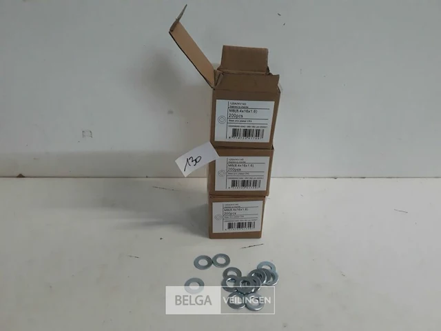 3 x rondellen verzinkt m 8 200 stuks - afbeelding 1 van  3
