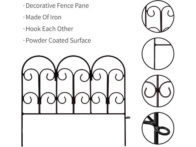 3 x scendor tuin omheining (5 stuks) - afbeelding 3 van  5