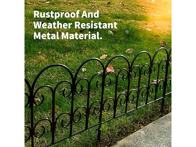 3 x scendor tuin omheining (5 stuks) - afbeelding 4 van  5