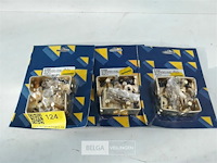 3 x scharnier spillenset 29x26 mm - afbeelding 2 van  3