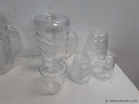 3 x schenkkan 1 l met 4 bekers - afbeelding 2 van  2