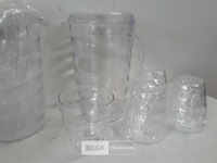 3 x schenkkan 1 l met 4 bekers - afbeelding 3 van  3