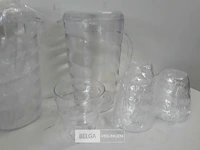 3 x schenkkan 1 l met 4 bekers - afbeelding 3 van  3