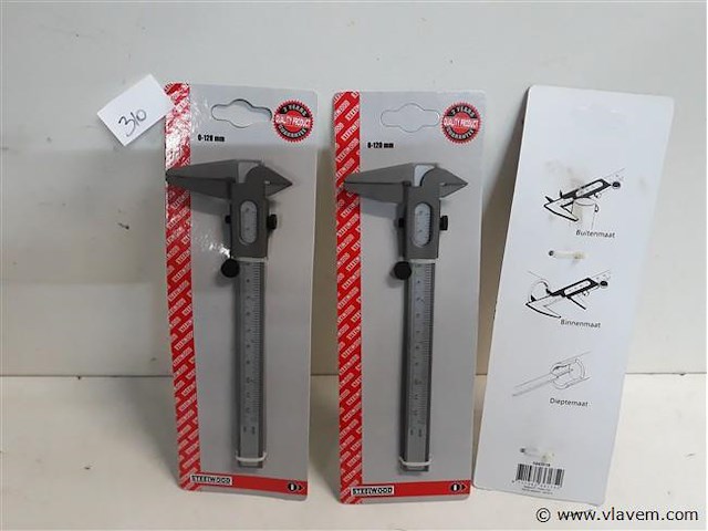 3 x schuifmaat - afbeelding 1 van  2