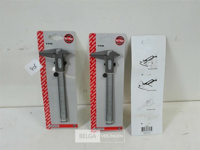 3 x schuifmaat - afbeelding 1 van  3