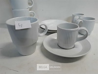 3 x senseo kop met onderbord + 4 x koffie tas - afbeelding 3 van  3