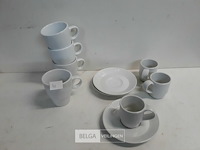 3 x senseo kop met onderbord + 4 x koffie tas - afbeelding 2 van  3