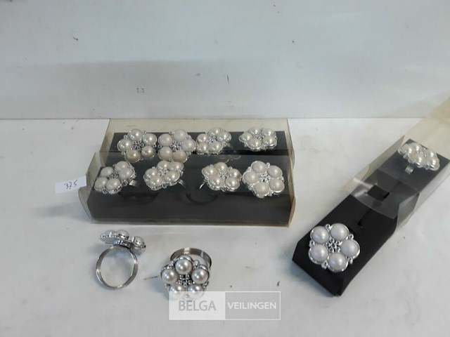 3 x servetringen set 4 stuks - afbeelding 1 van  3