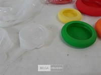 3 x siliconen deksel 2 assorti - afbeelding 3 van  3