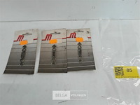 3 x sleutelplaat zamak verbronsd 75 mm - afbeelding 2 van  3