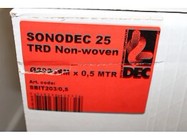 3 x sonodec trd non woven 25 ø203 - 0,5m - afbeelding 1 van  2
