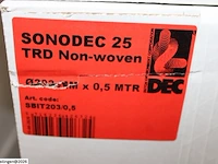 3 x sonodec trd non woven 25 ø203 - 0,5m - afbeelding 2 van  2