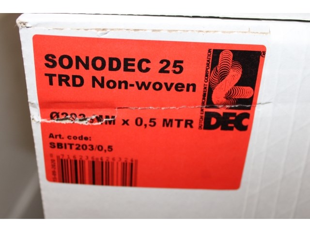 3 x sonodec trd non woven 25 ø203 - 0,5m - afbeelding 1 van  1