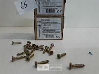 3 x spaanplaatvijs geel verzinkt 3x16 200 stuks - afbeelding 3 van  3