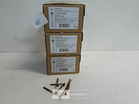 3 x spaanplaatvijs geel verzinkt 4x40 200 stuks - afbeelding 2 van  3