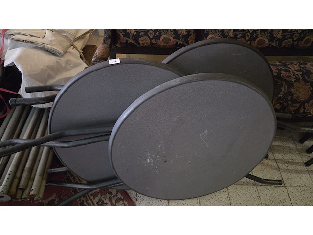 3 x sta tafel - afbeelding 1 van  1