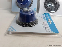 3 x stalen borstel m14 - afbeelding 2 van  2