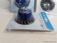 3 x stalen borstel m14 - afbeelding 2 van  2