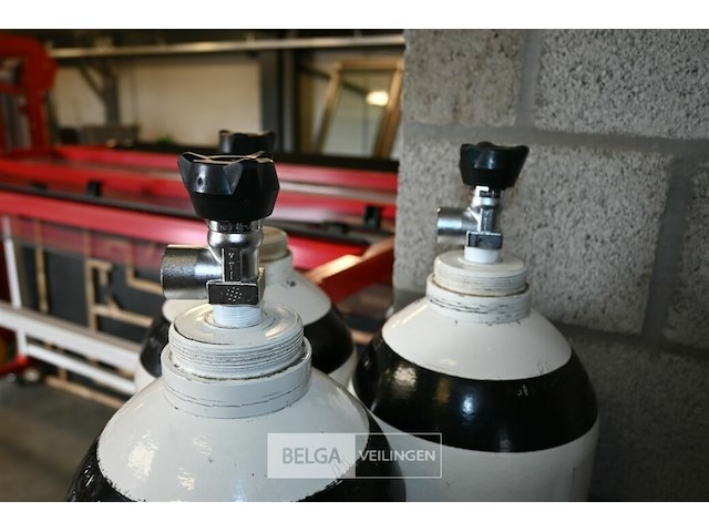 3 x stalen zuurstoffles - afbeelding 2 van  5