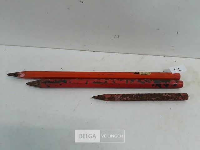 3 x steenbeitel punt 20-35-40 cm - afbeelding 2 van  3