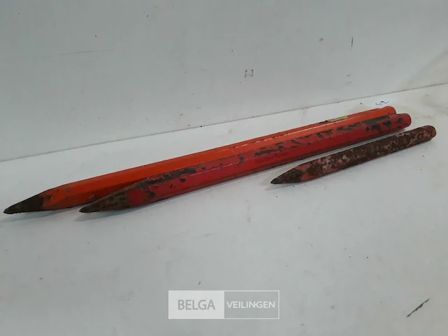 3 x steenbeitel punt 20-35-40 cm - afbeelding 3 van  3