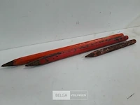 3 x steenbeitel punt 20-35-40 cm - afbeelding 3 van  3
