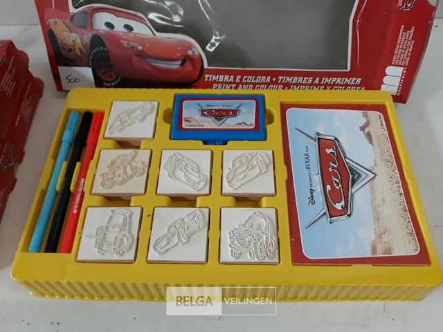 3 x stempelset cars kwaliteit inkt niet gekend - afbeelding 3 van  3