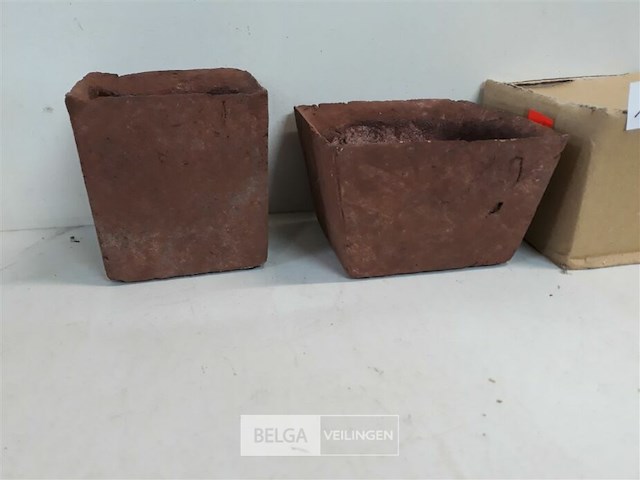 3 x stenen bloempotje - afbeelding 3 van  3