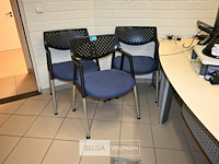 3 x stoel met armleuning - afbeelding 1 van  4