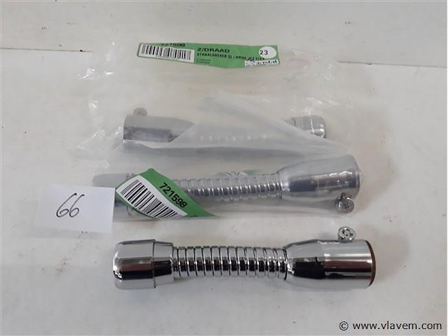 3 x straalbreker extra flexibel 13 cm slangpilaar - afbeelding 1 van  2