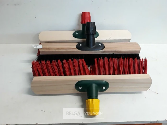 3 x straatborstel pvc haren 40 cm - afbeelding 1 van  3