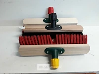 3 x straatborstel pvc haren 40 cm
