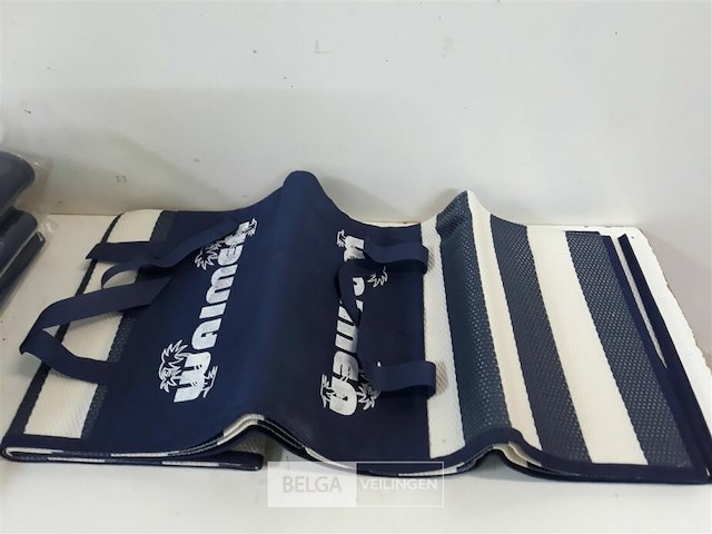 3 x strandmat draagbaar inklapbaar - afbeelding 3 van  3