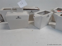 3 x suikerpot + 3 x melkkan royal boch - afbeelding 2 van  2