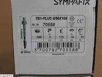 3 x sympafix doorsteekanker tb1-plus 8/50x105, verzinkt (100st) - afbeelding 3 van  4