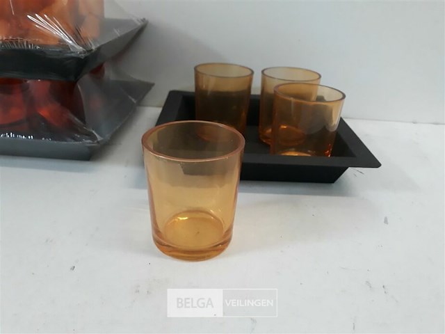 3 x t-lichtglaasjes 4 stuks op schaal - afbeelding 3 van  3