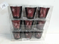 3 x t-lichtglaasjes set 3 stuks 6,5 cm